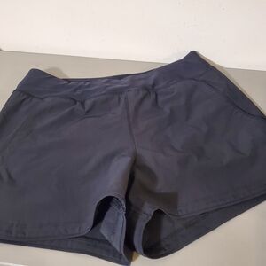 Lands End Swim Shorts Womens 10 Black